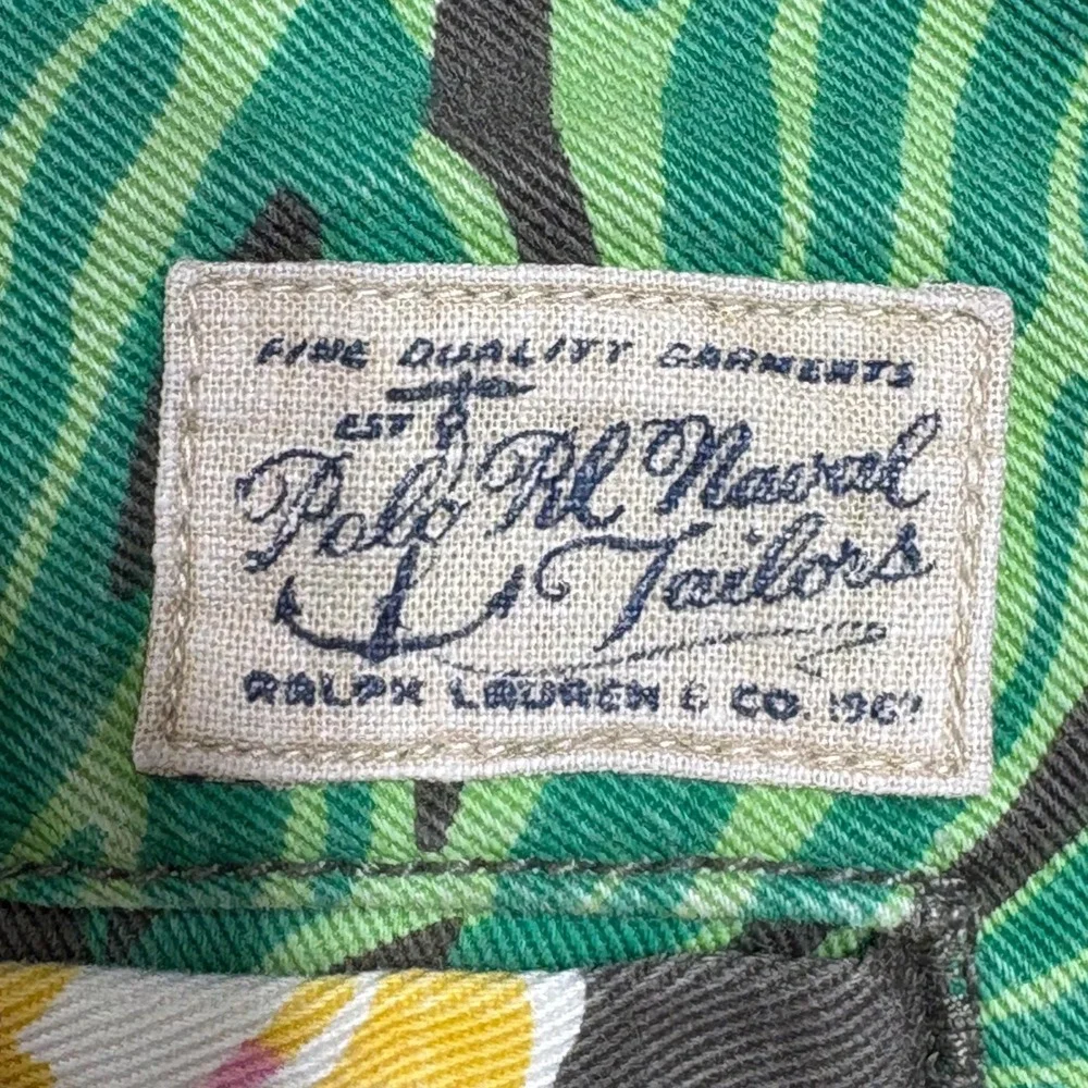Polo Ralph Lauren Floral Shorts Mens 32 Hawaiian Tropical Palm RL Straight‎ Fit